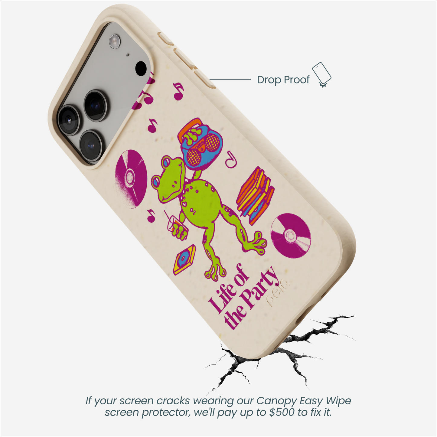 Seashell Frog Party iPhone 17 Pro Max Case