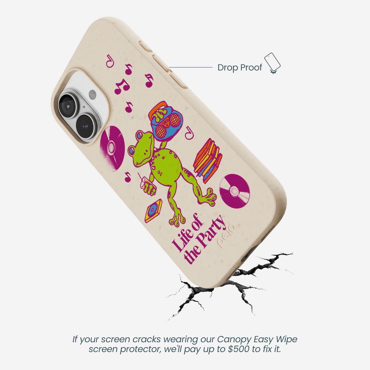 Seashell Frog Party iPhone 17 Case