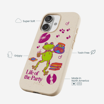 Seashell Frog Party iPhone 17 Case