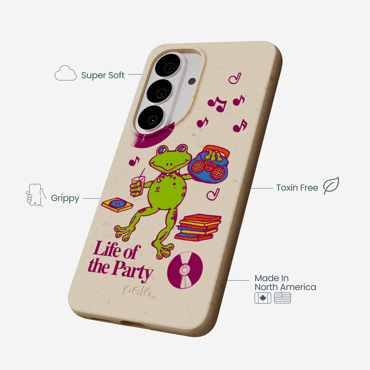 Seashell Frog Party Samsung Galaxy S26 Case