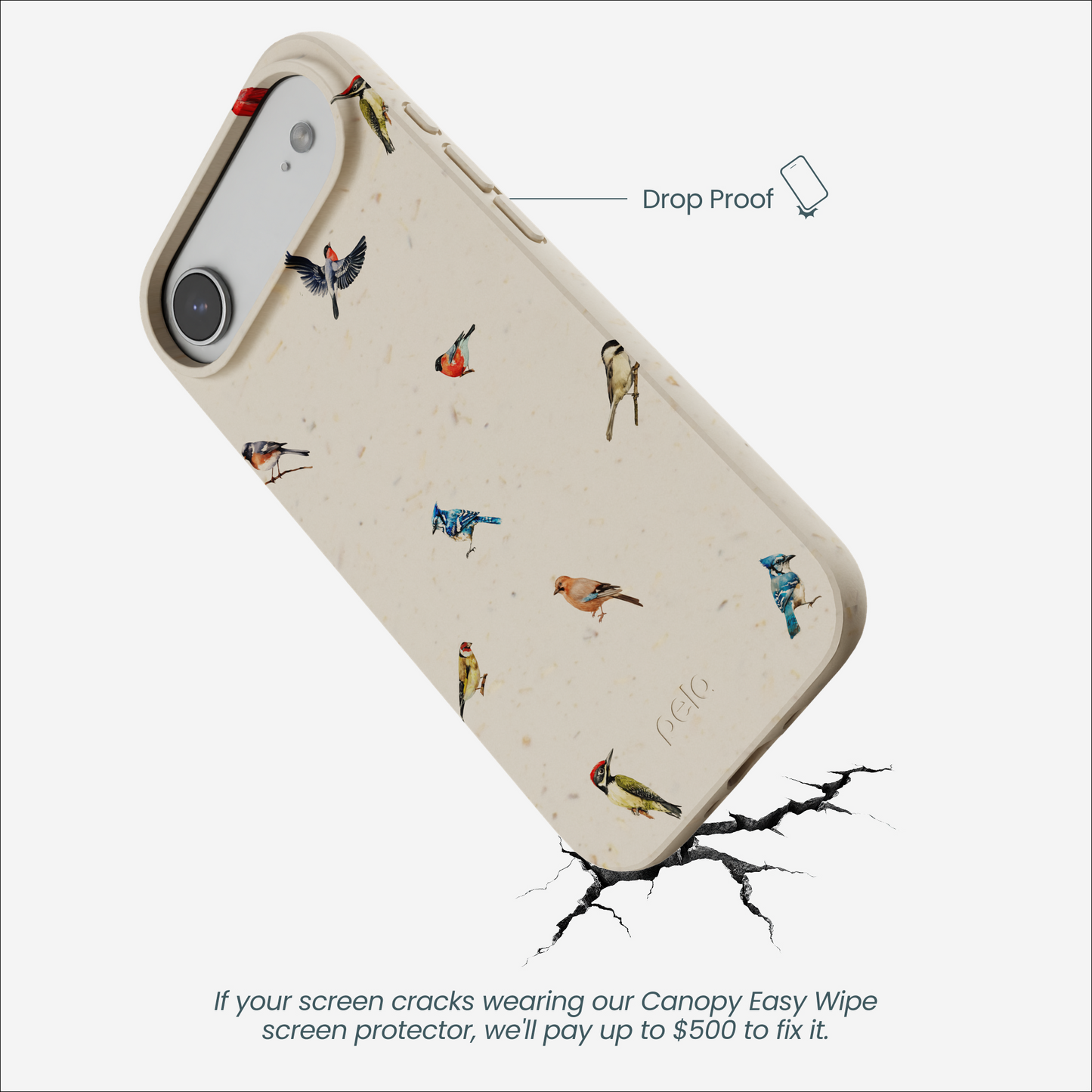 London Fog Frosted Flock iPhone Air Case