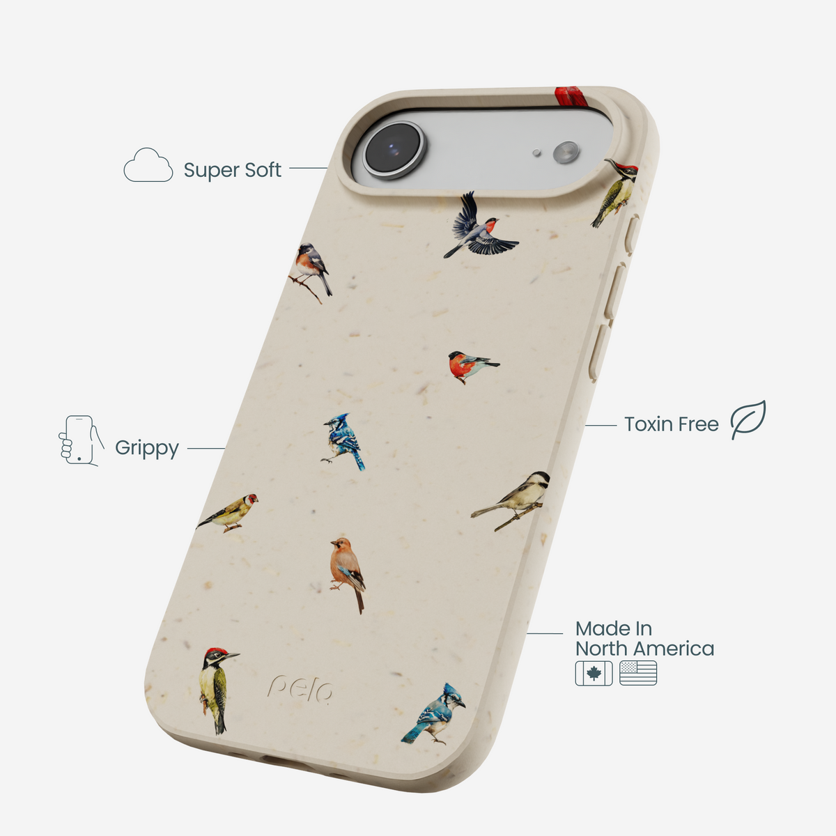 London Fog Frosted Flock iPhone Air Case