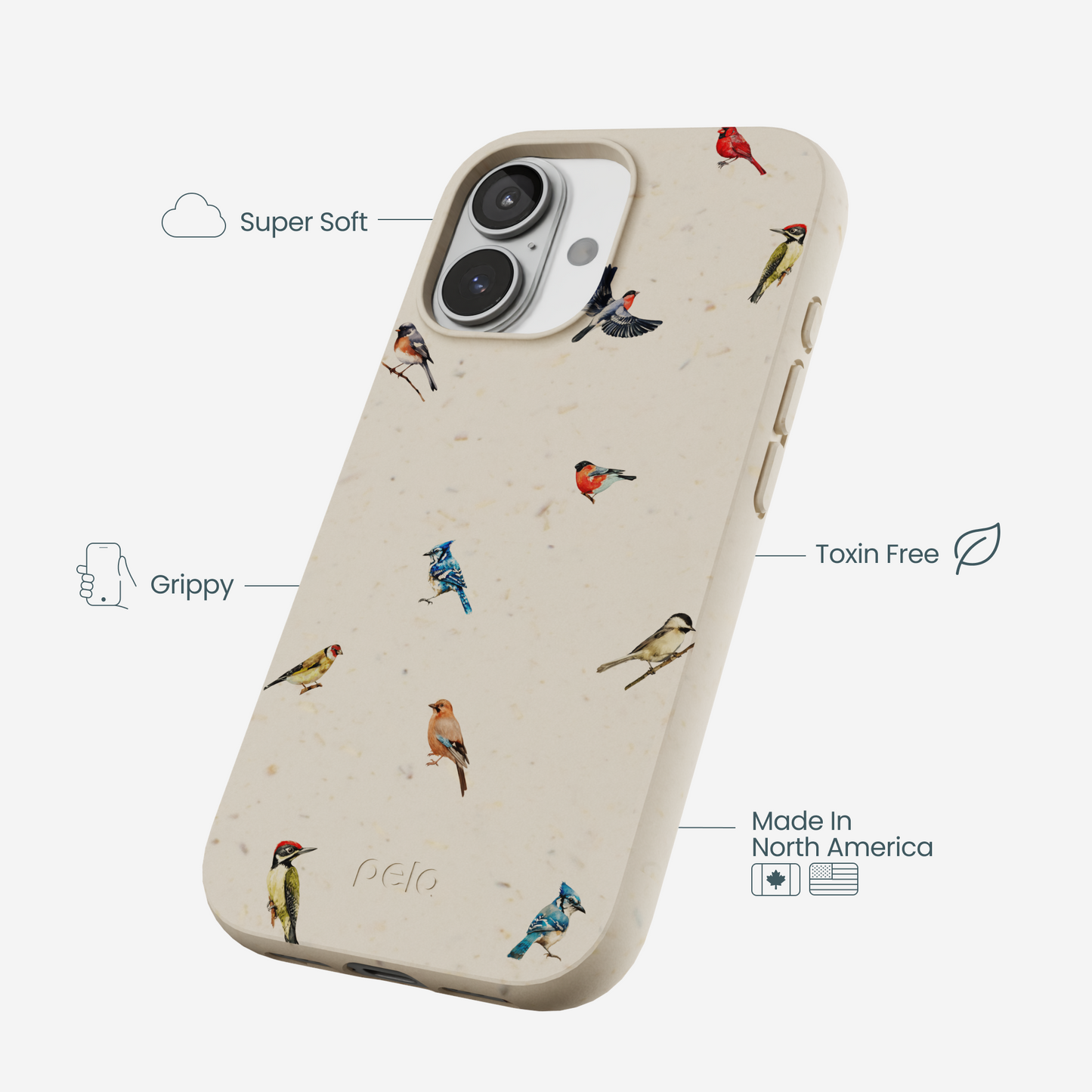 London Fog Frosted Flock iPhone 17 Case