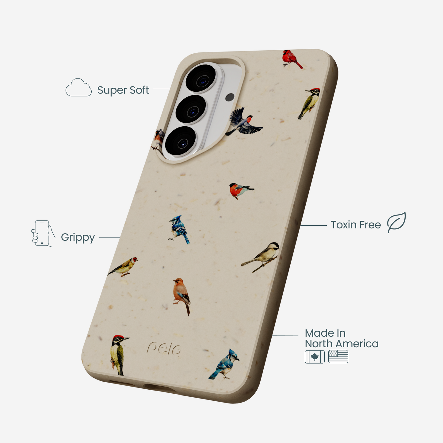 London Fog Frosted Flock Samsung Galaxy S26 Case
