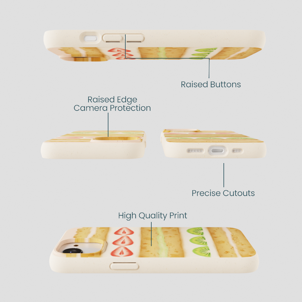Seashell Fruit Cake iPhone 16e/17e Case
