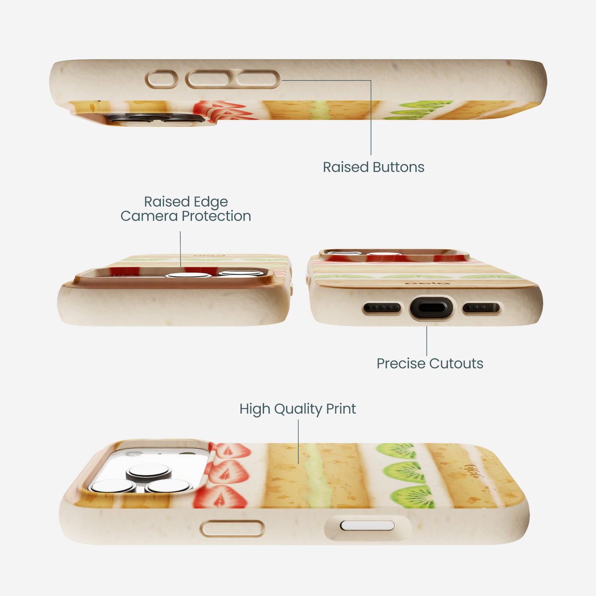 Seashell Fruit Cake iPhone 17 Pro Case