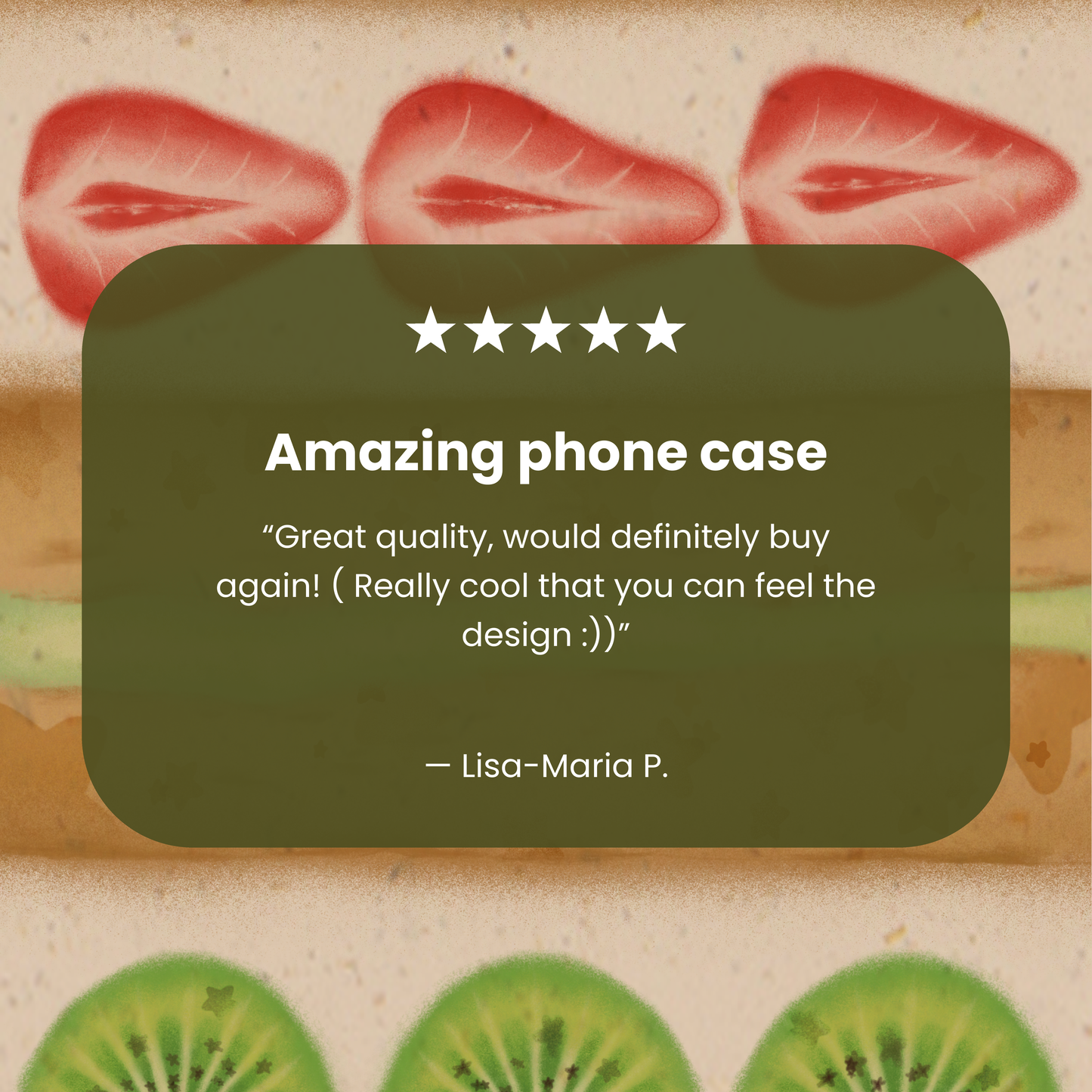 Seashell Fruit Cake iPhone Air Case