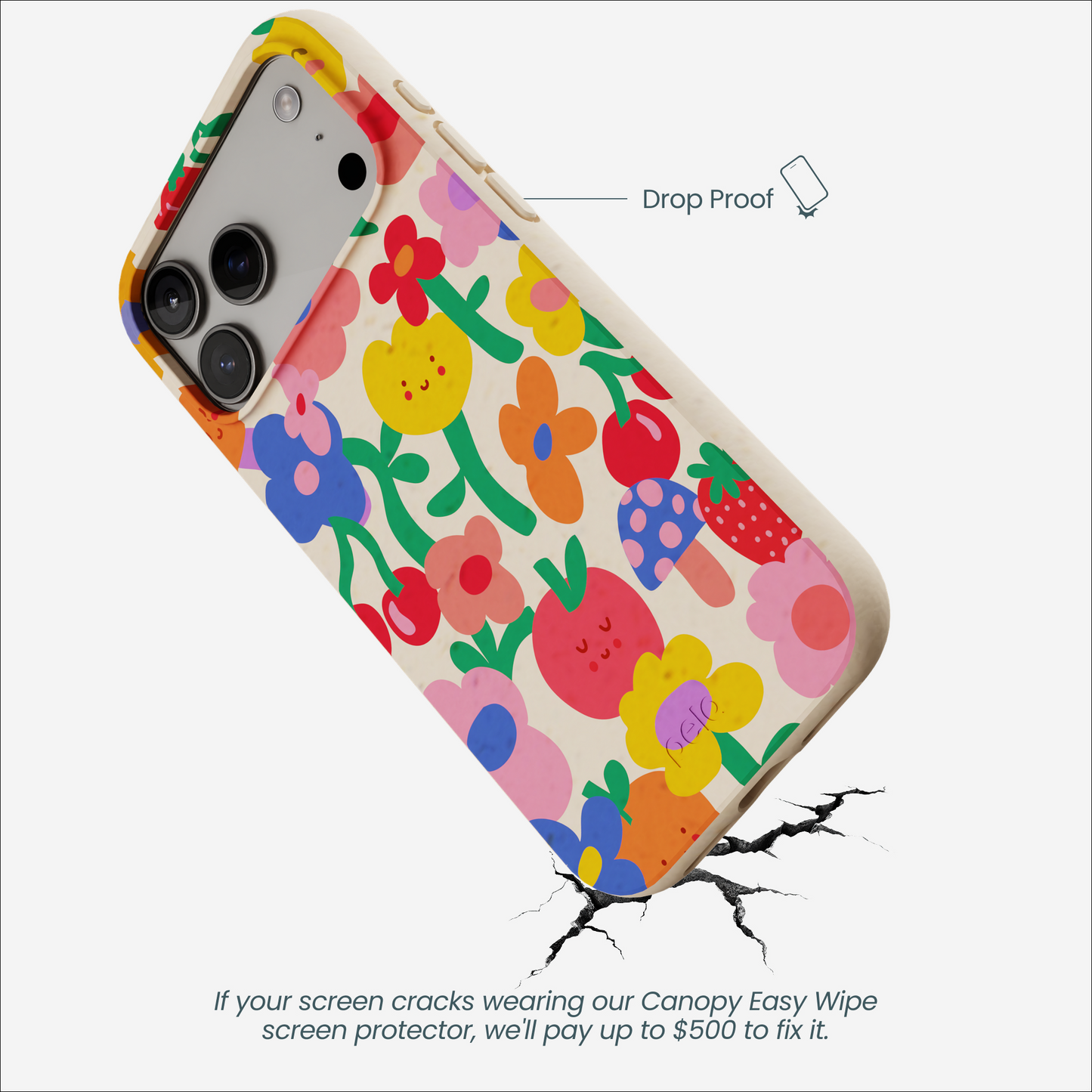 Seashell Fruity Cutie iPhone 17 Pro Max Case