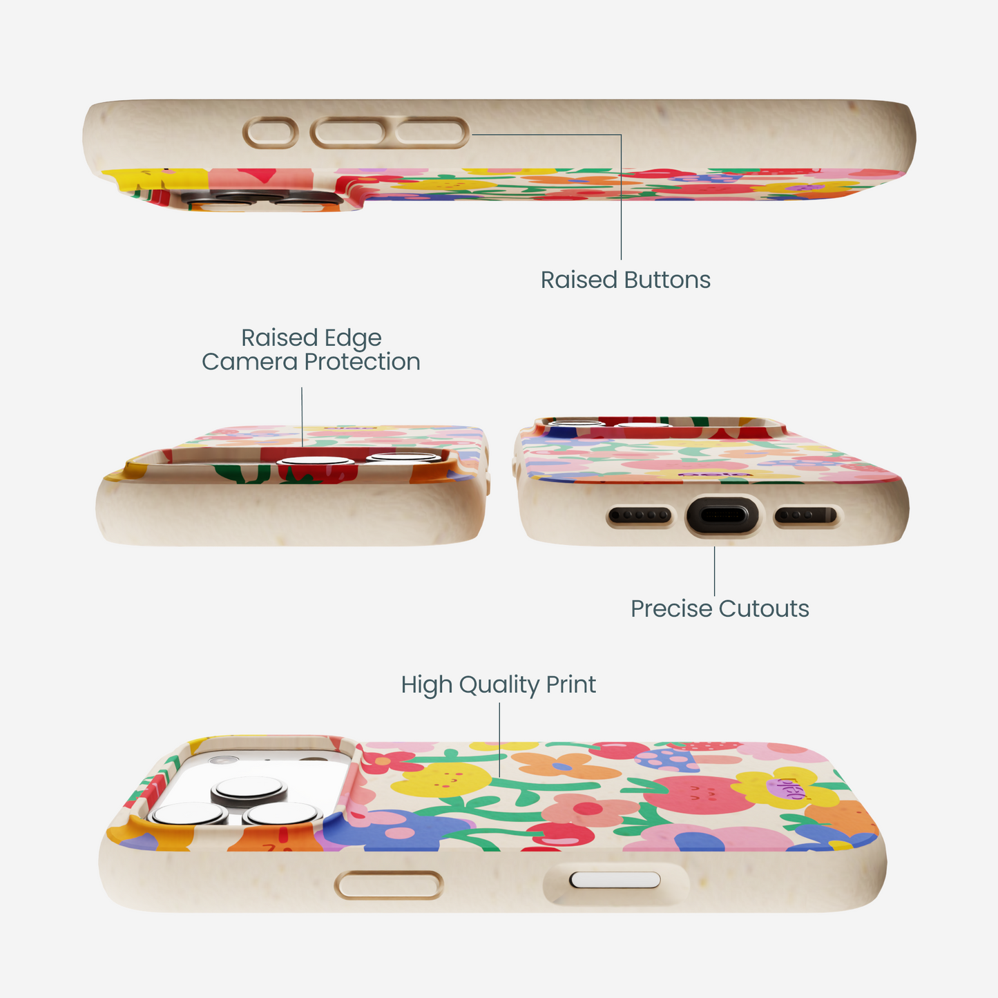 Seashell Fruity Cutie iPhone 17 Pro Case