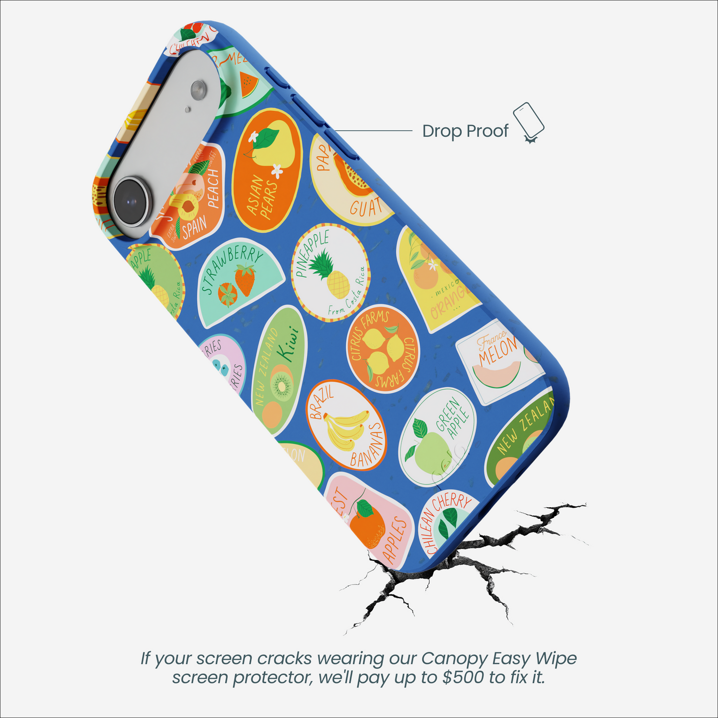 Electric Blue Frutti Club iPhone Air Case