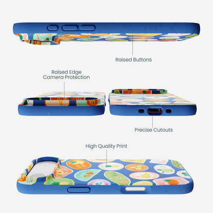 Electric Blue Frutti Club iPhone Air Case