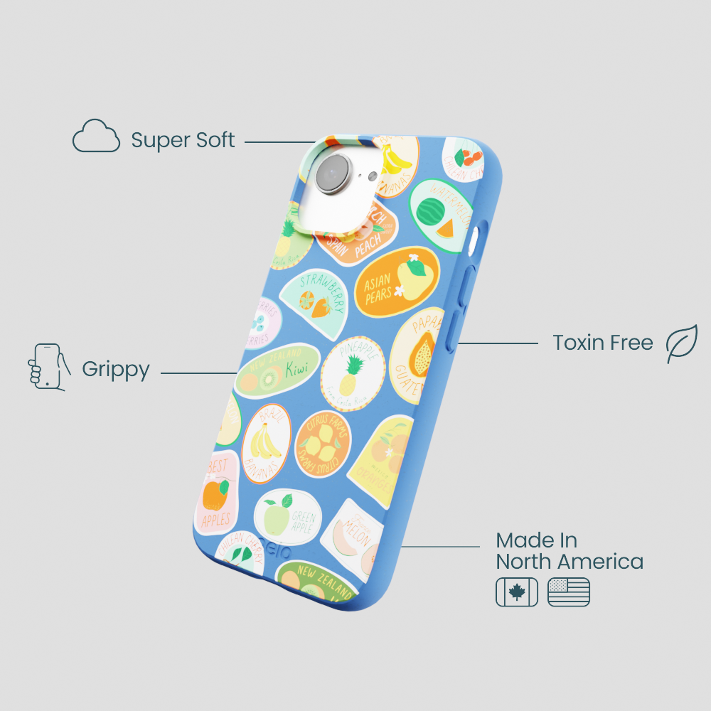 Electric Blue Frutti Club iPhone 16e/17e Case