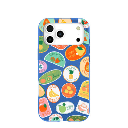Electric Blue Frutti Club iPhone 17 Pro Max Case