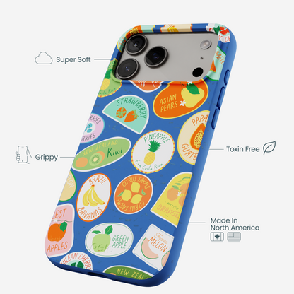 Electric Blue Frutti Club iPhone 17 Pro Max Case