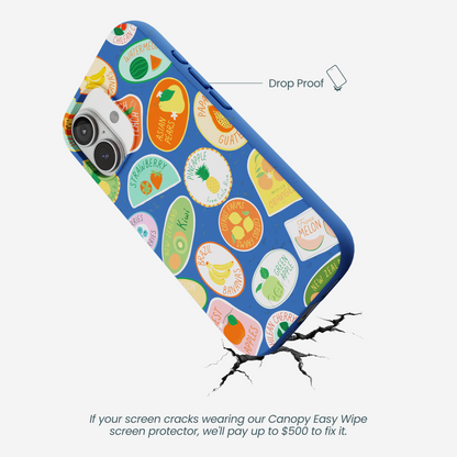 Electric Blue Frutti Club iPhone 17 Case