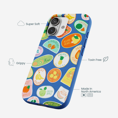 Electric Blue Frutti Club iPhone 17 Case