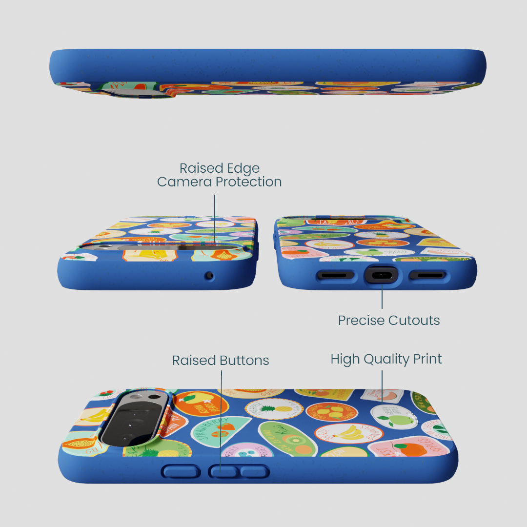 Electric Blue Frutti Club Google Pixel 10 Pro XL Case