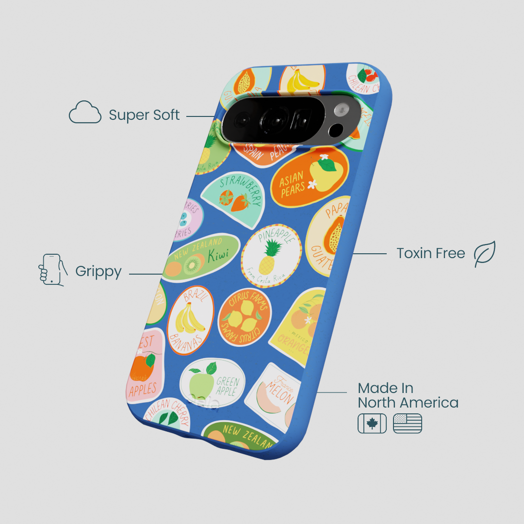 Electric Blue Frutti Club Google Pixel 10/10 Pro Case