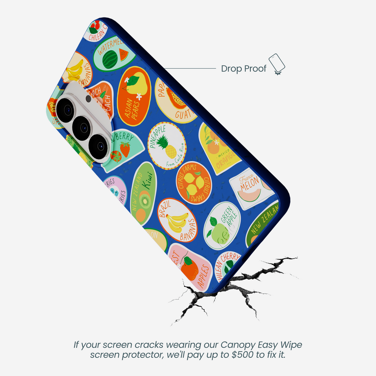 Electric Blue Frutti Club Samsung Galaxy S26 Case