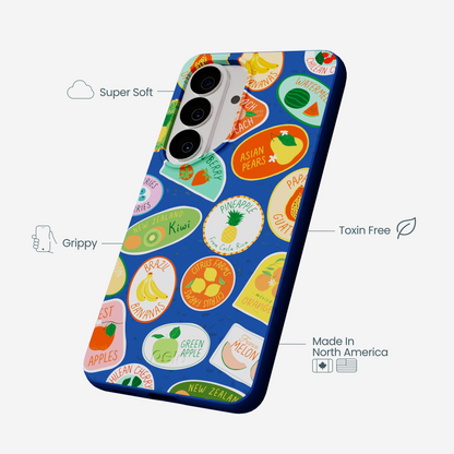 Electric Blue Frutti Club Samsung Galaxy S26 Case