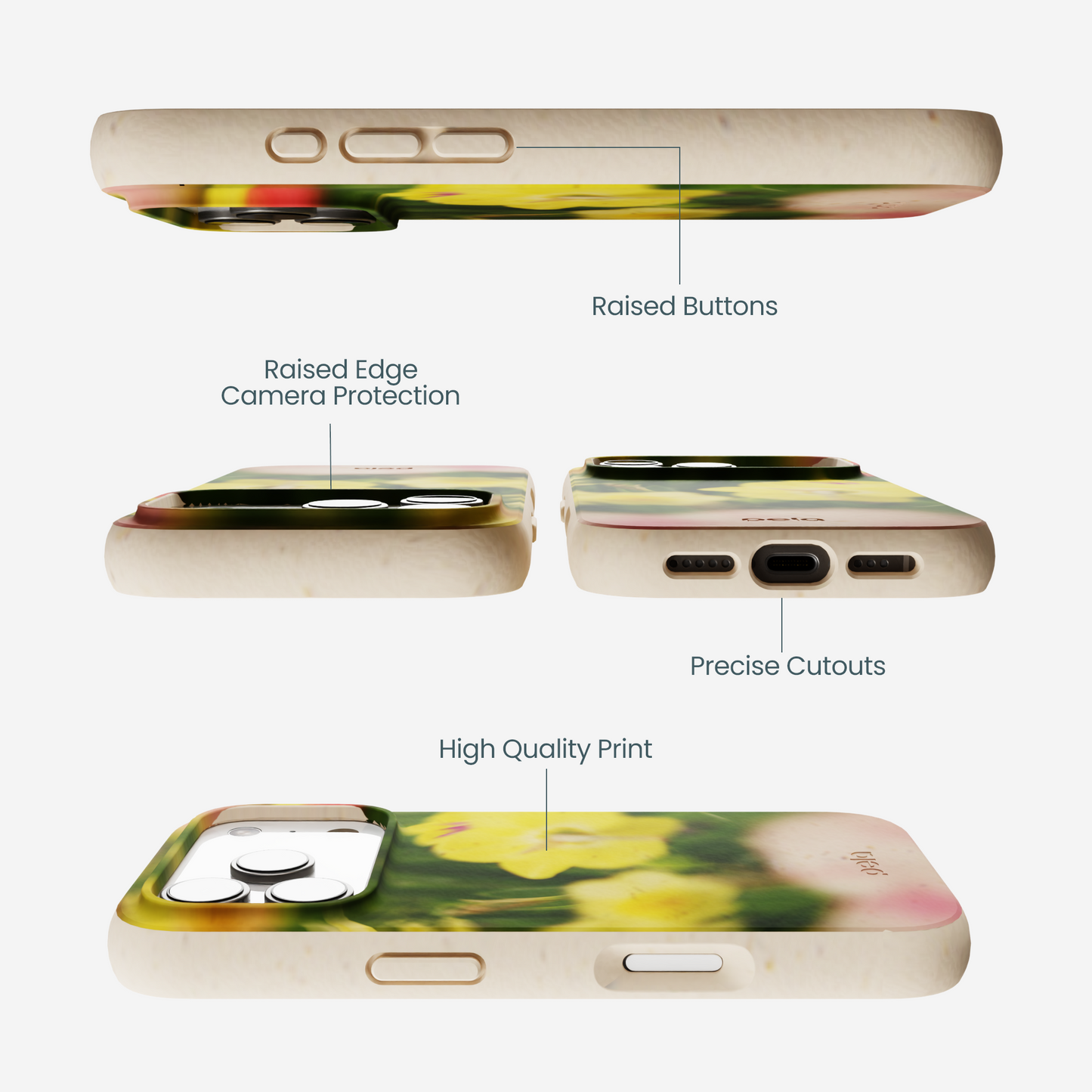 Seashell Full Bloom iPhone 17 Pro Case