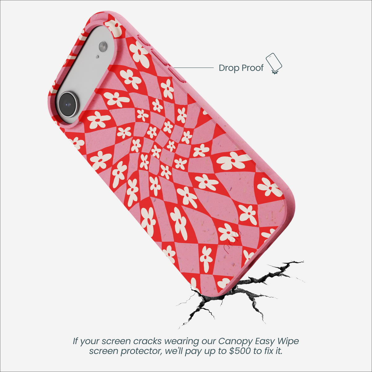 Bubblegum Pink Funky Fleurs iPhone Air Case