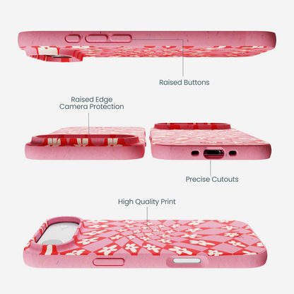 Bubblegum Pink Funky Fleurs iPhone Air Case