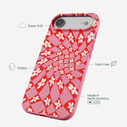 Bubblegum Pink Funky Fleurs iPhone Air Case