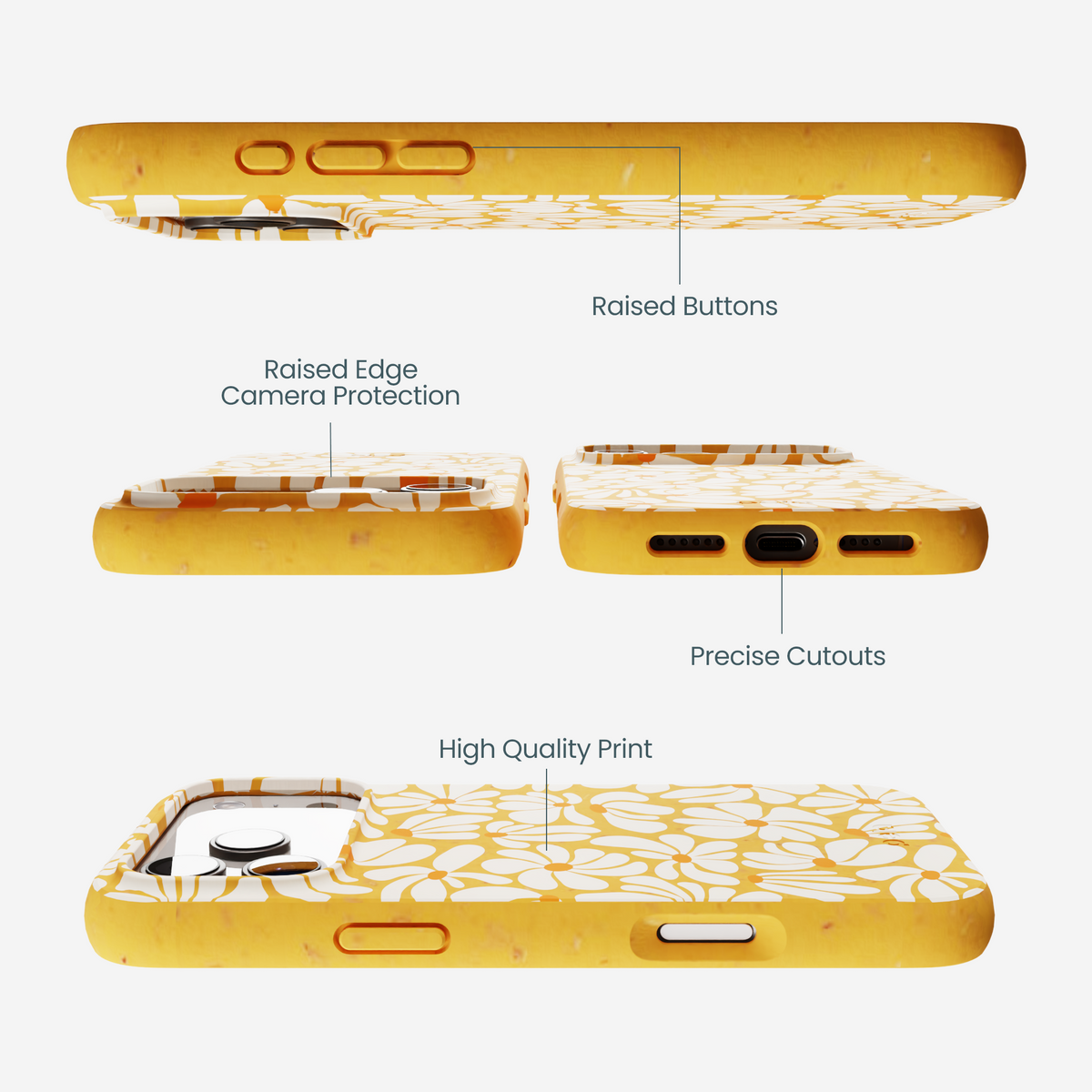 Honey Funky Petals iPhone 17 Pro Max Case