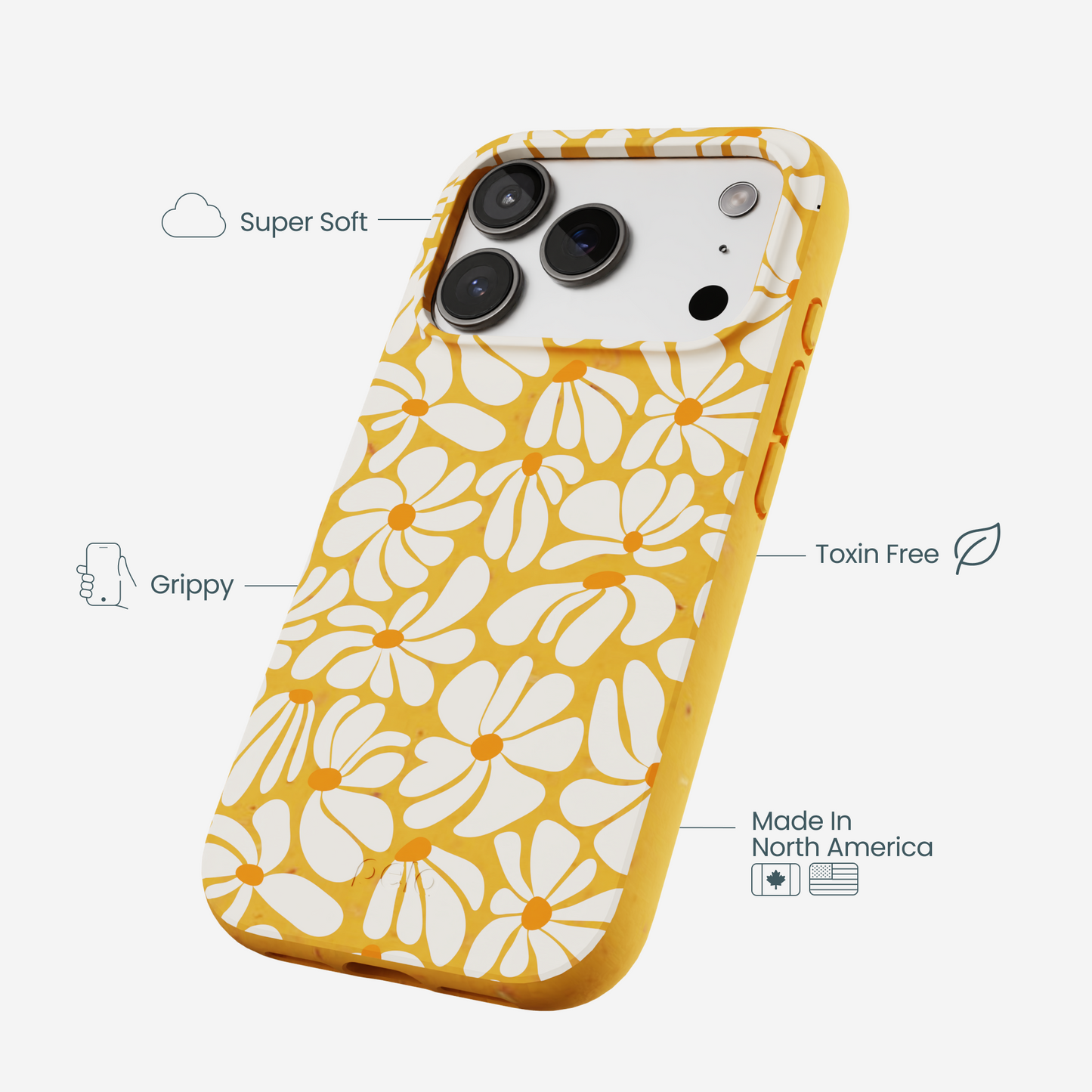 Honey Funky Petals iPhone 17 Pro Case