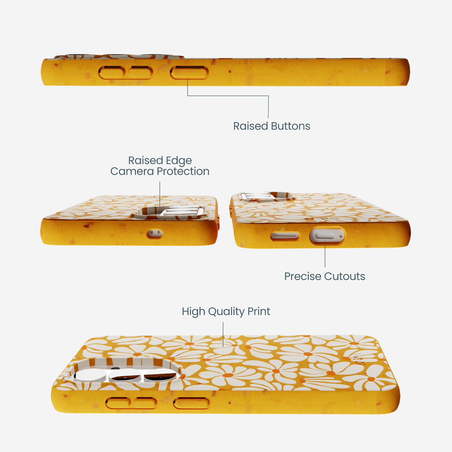 Honey Funky Petals Samsung Galaxy S26 Case
