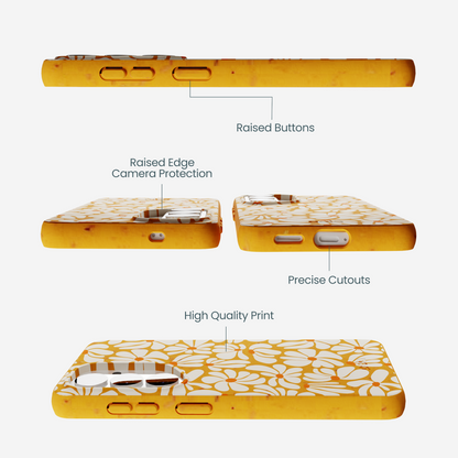 Honey Funky Petals Samsung Galaxy S26 Case