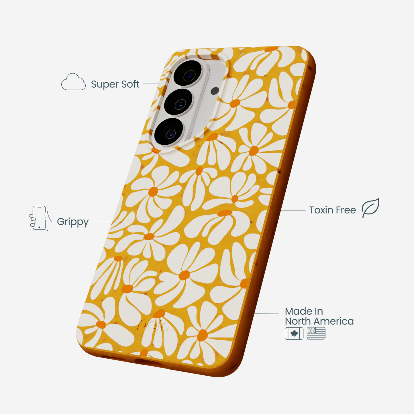 Honey Funky Petals Samsung Galaxy S26 Case