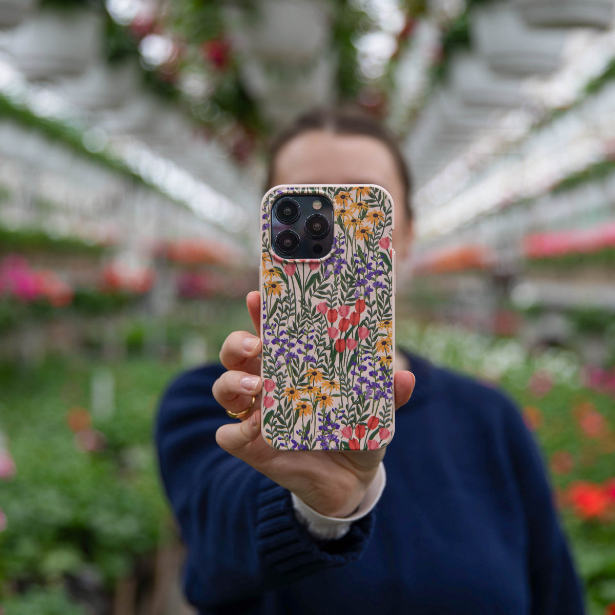 Seashell Flower Field iPhone Air Case