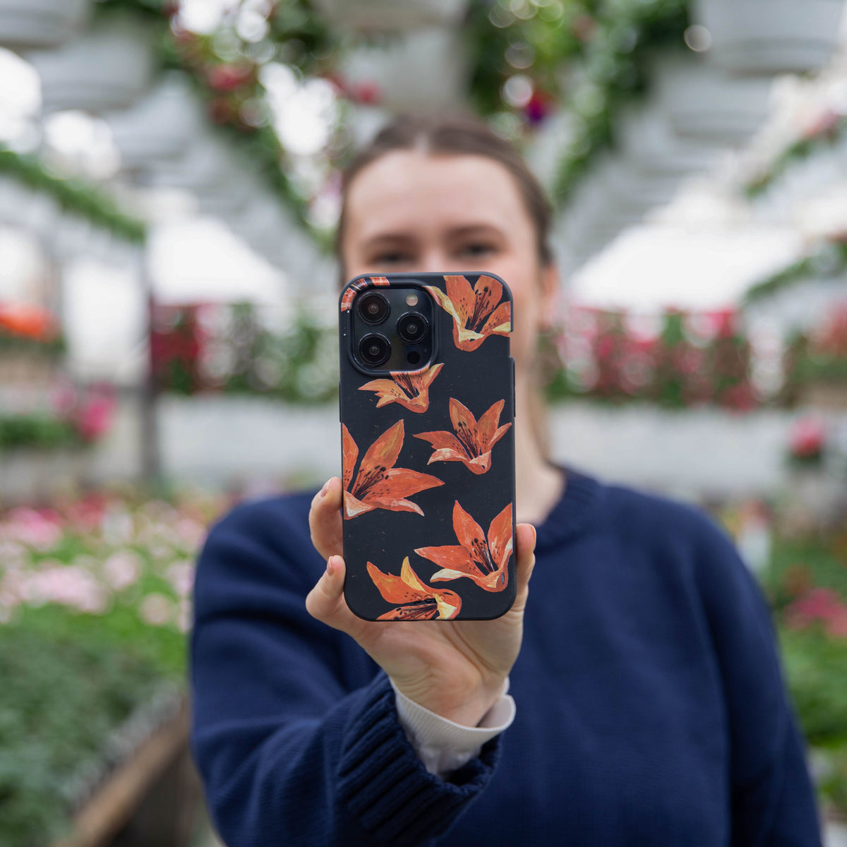 Black Tiger Lily Samsung Galaxy S26+(Plus) Case