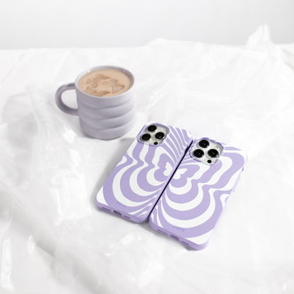 Lavender Flutter Left Samsung Galaxy S26 Case