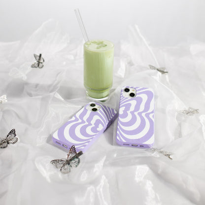 Lavender Flutter Left Samsung Galaxy S26 Case