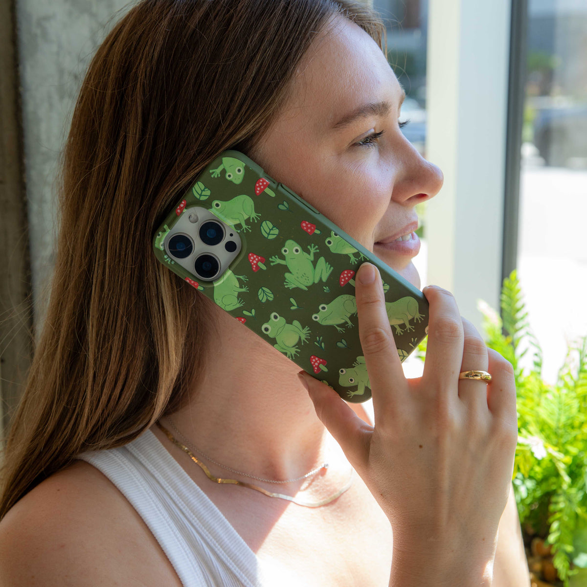 Forest Floor Frog Folk iPhone Air Case