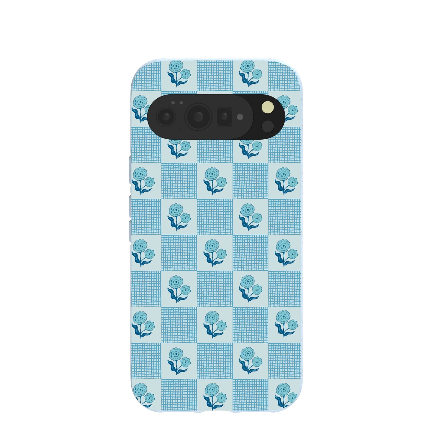 Powder Blue Garden Grid Google Pixel 10 Pro XL Case