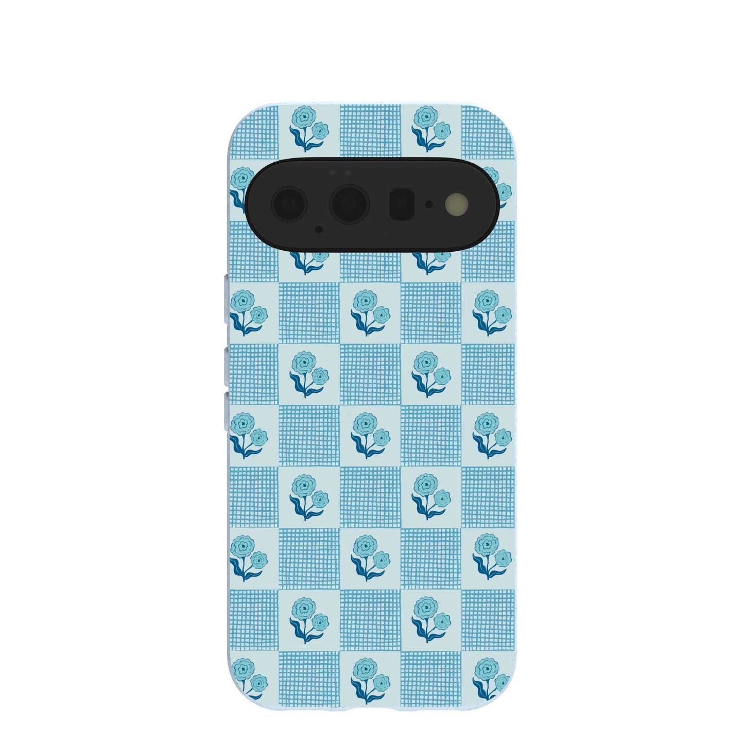 Powder Blue Garden Grid Google Pixel 11 Case