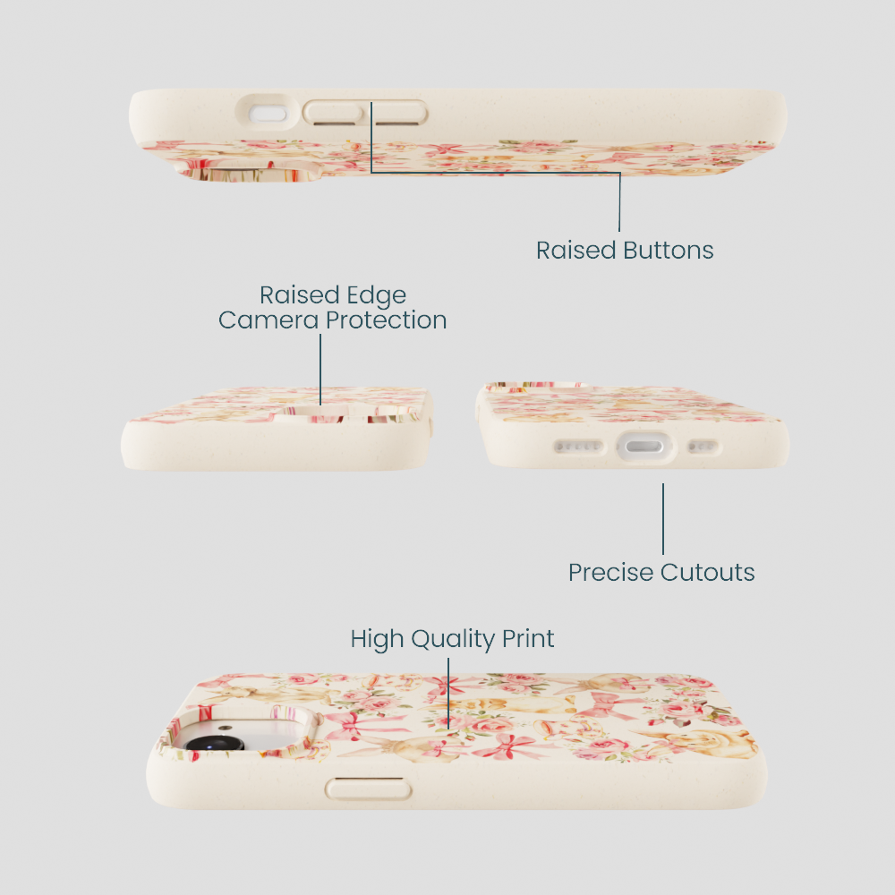 Seashell Garden Party iPhone 16e/17e Case