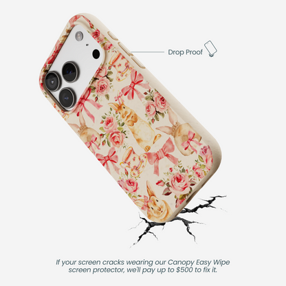 Seashell Garden Party iPhone 17 Pro Case