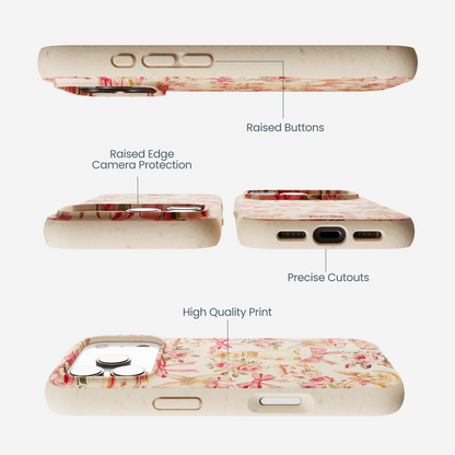 Seashell Garden Party iPhone 17 Pro Case