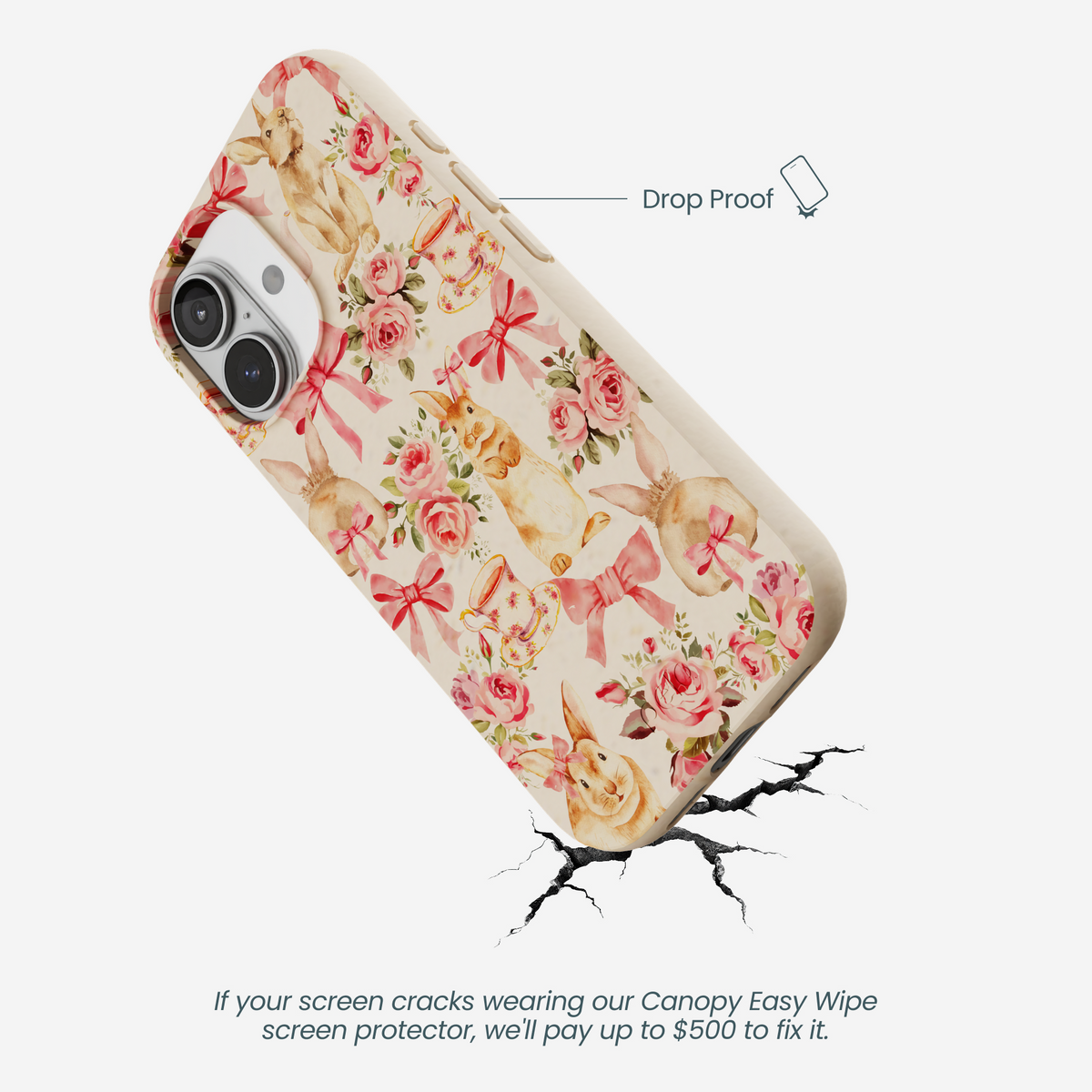 Seashell Garden Party iPhone 17 Case