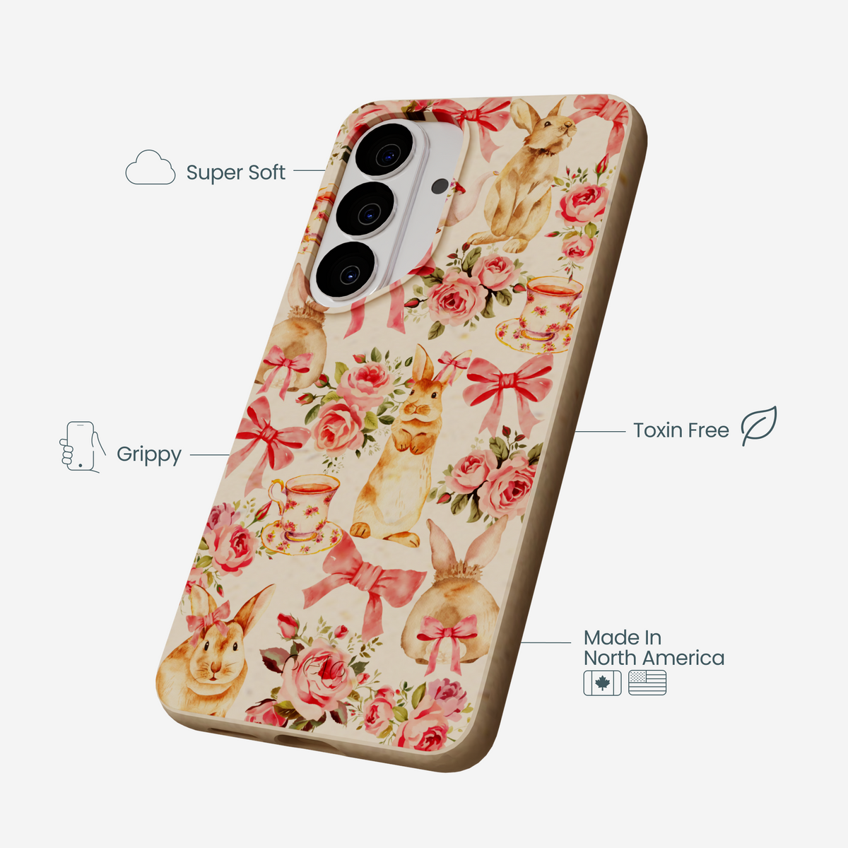 Seashell Garden Party Samsung Galaxy S26 Case