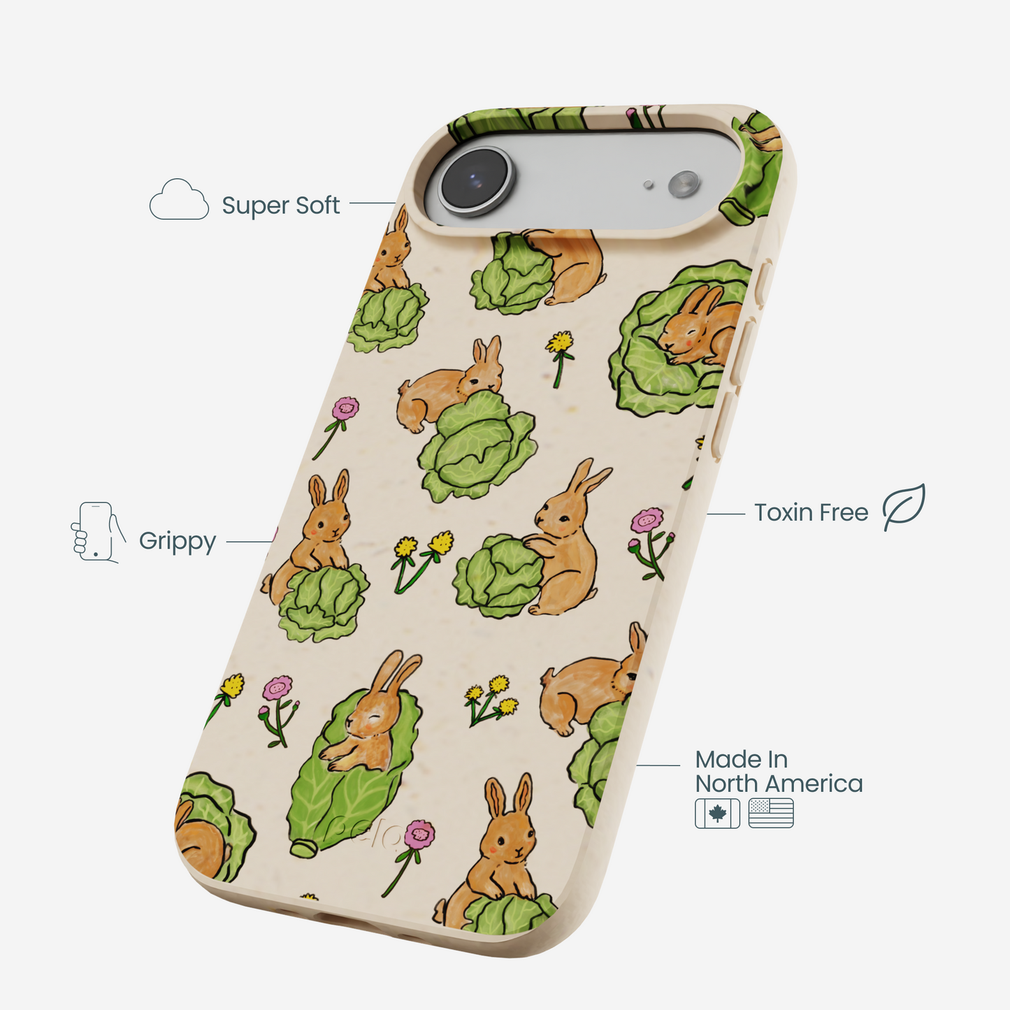 Seashell Garden Snack iPhone Air Case