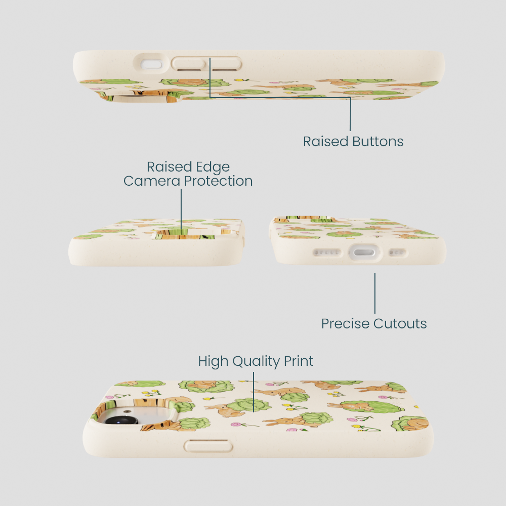 Seashell Garden Snack iPhone 16e/17e Case