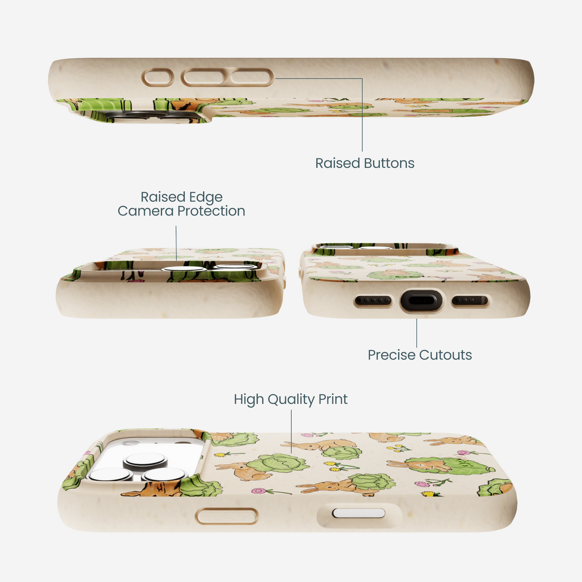 Seashell Garden Snack iPhone 17 Pro Case