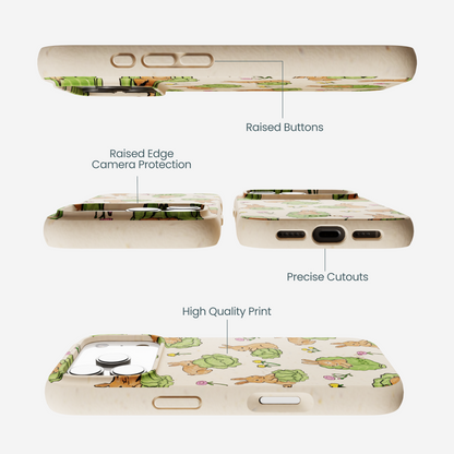 Seashell Garden Snack iPhone 17 Pro Case