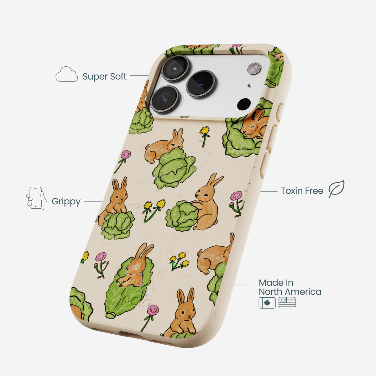Seashell Garden Snack iPhone 17 Pro Case